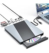 Amazon.com: Alxum External CD Drive, 8 in 1 External DVD